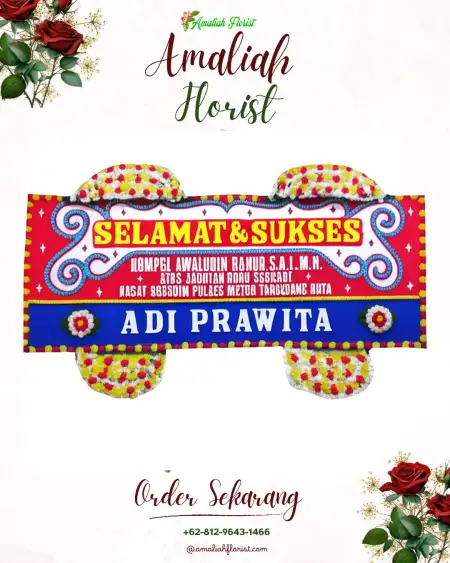 Papan Bunga Ucapan Selamat cibalong